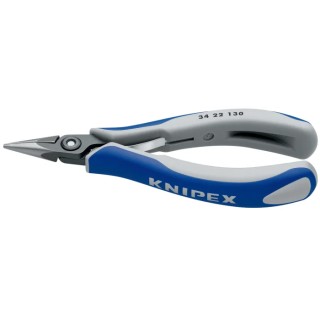 Knipex 1-Piece Long Nose Plier Chrome Steel Comfort Grip 131mm Overall Length 34 22 130