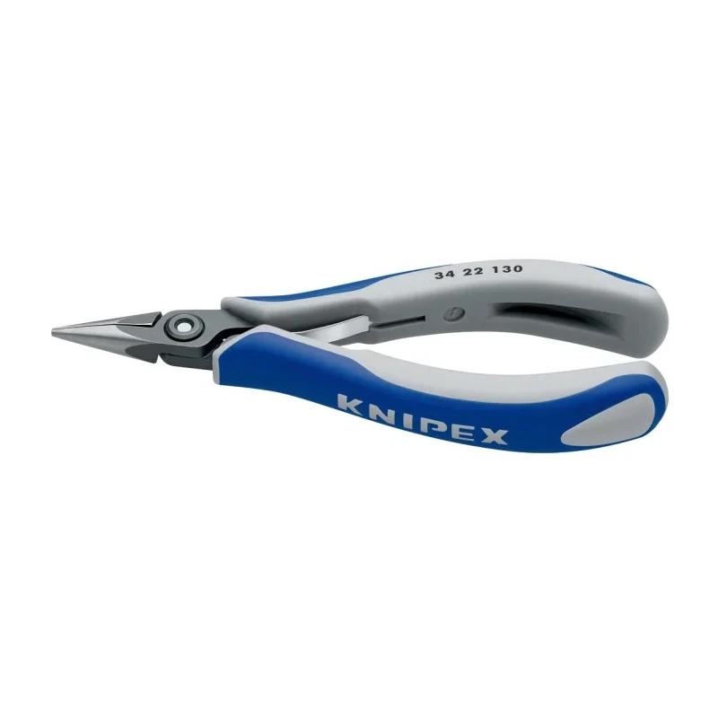 Knipex 1-Piece Long Nose Plier Chrome Steel Comfort Grip 131mm Overall Length 34 22 130