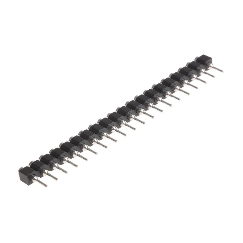 E-TEC PCB Socket 20-Contact 1 Row 2.54 mm Pitch Straight Through Hole Solder SIB-120-S001-95