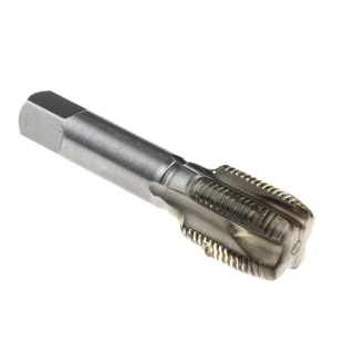 EVENTUS Threading Tap, G3/8 Thread Size, BSP Standard, Short Machine Type, HSS Material, 70mm Length, 15.3mm Shank 20183