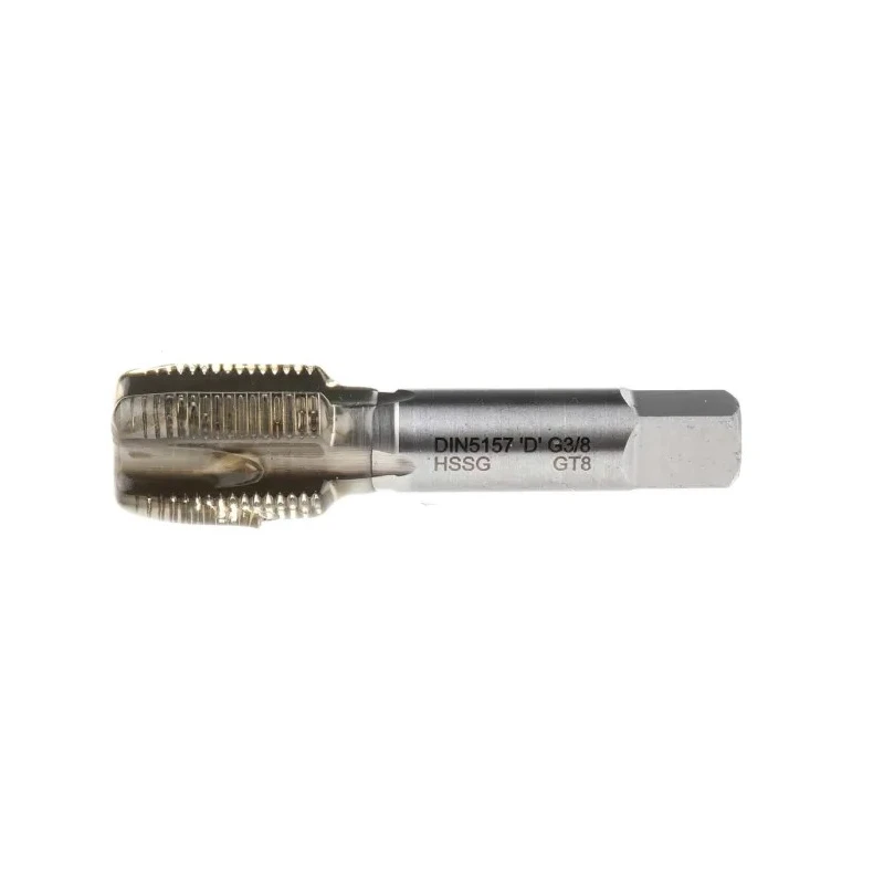 EVENTUS Threading Tap, G3/8 Thread Size, BSP Standard, Short Machine Type, HSS Material, 70mm Length, 15.3mm Shank 20183