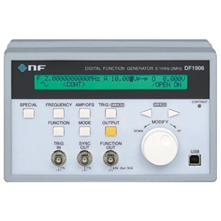NF Function Generator 0.1 MHz Min, 2 MHz Max, USB Interface, TTL Output Level 3.3V DF1906