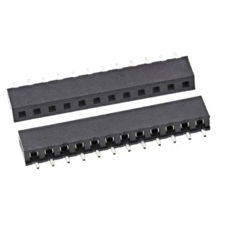 HARWIN M22 Series Straight Through Hole PCB Socket, 12-Contact, 1 Row, 2 mm Pitch, 12A Current, 500V Rated M22-7131242