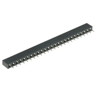 HARWIN M22 Series Straight Through Hole PCB Socket, 25-Contact, 1 Row, 2 mm Pitch Solder M22-7132542