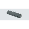 HARWIN M22 Series Straight Through Hole PCB Socket, 9-Contact, 1 Row, 2 mm Pitch, 12A Current, 500V Voltage M22-7130942