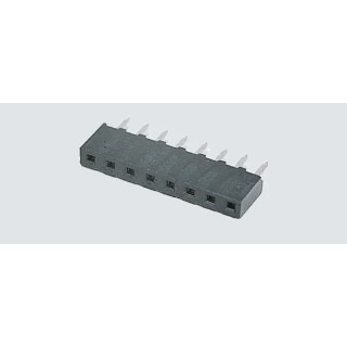 HARWIN M22 Series Straight Through Hole PCB Socket, 9-Contact, 1 Row, 2 mm Pitch, 12A Current, 500V Voltage M22-7130942