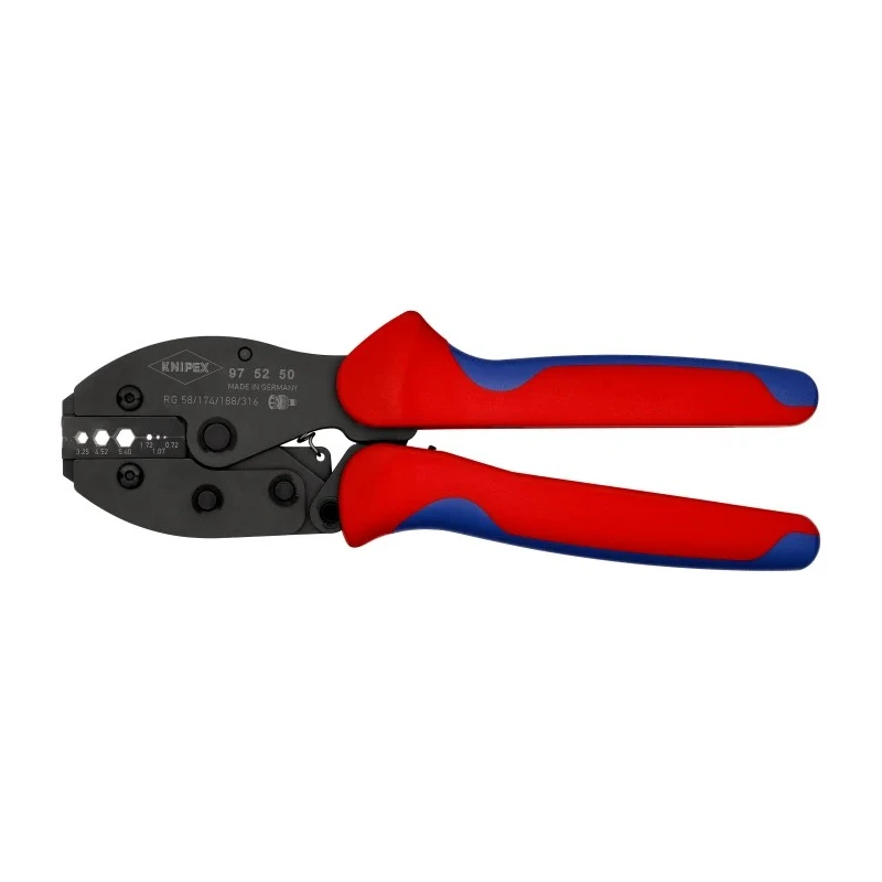 Knipex PreciForce 1.5 mm Crimp Tool for TNC and BNC Connectors 220mm Length 97 52 50