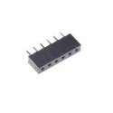 HARWIN M22 Series Straight Through Hole PCB Socket, 6-Contact, 1 Row, 2 mm Pitch, 12A, 500V M22-7130642