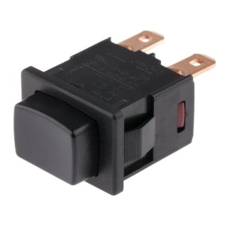 Marquardt Push Button Switch Latching Panel Mount SPST IP40 12 V dc 250 V ac 1683.1101