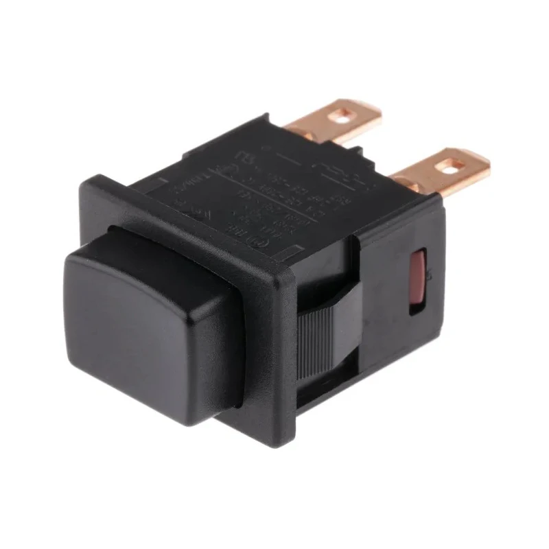 Marquardt Push Button Switch Latching Panel Mount SPST IP40 12 V dc 250 V ac 1683.1101