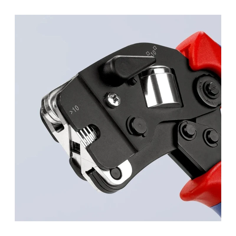Knipex Crimp Tool for Bootlace Ferrule 0.08 - 10.0 and 16.0 mm², Comfort Grip, 190mm 97 53 09