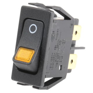 Marquardt Illuminated DPST On-Off On-Off Rocker Switch Panel 250V AC 16A 1555.3104