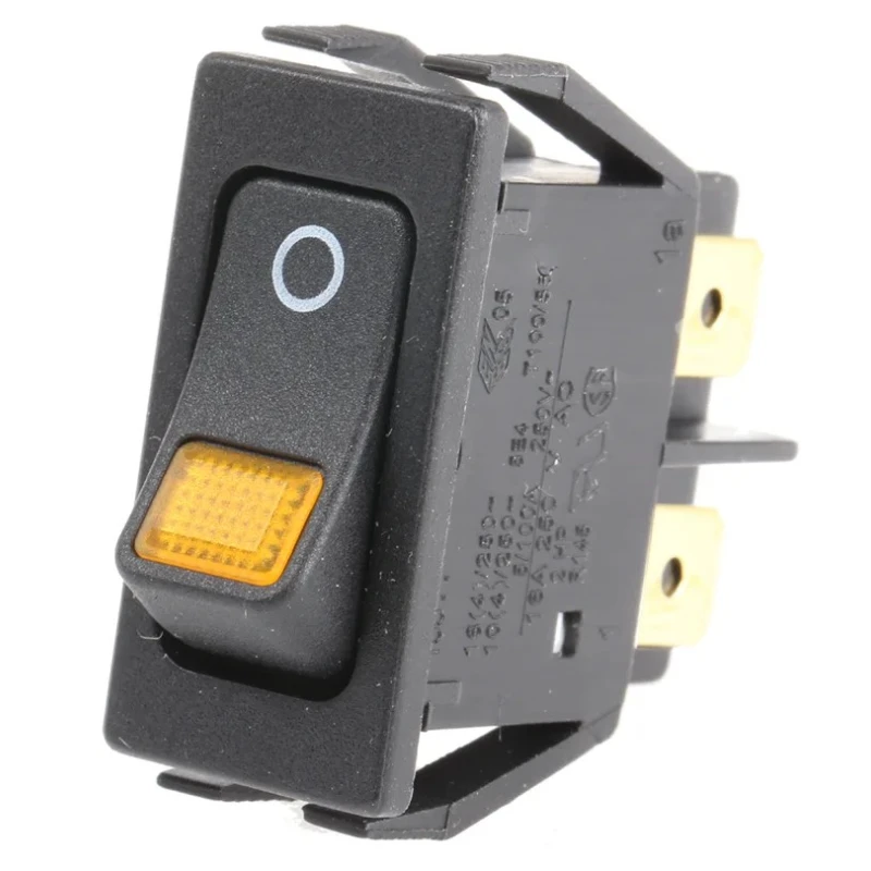 Marquardt Illuminated DPST On-Off On-Off Rocker Switch Panel 250V AC 16A 1555.3104