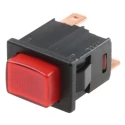 Marquardt Illuminated Red Rectangular Push Button Switch Panel Mount SPST IP40 IP67 1686.1101