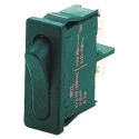 Marquardt SPST On-Off Rocker Switch Panel, Polyamide Housing, Quick Connect Terminals, 6A, 250V AC 1911.1102