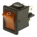 Marquardt Illuminated DPST On-Off On-Off Rocker Switch Panel 250V AC 4A IP40 1855.1104