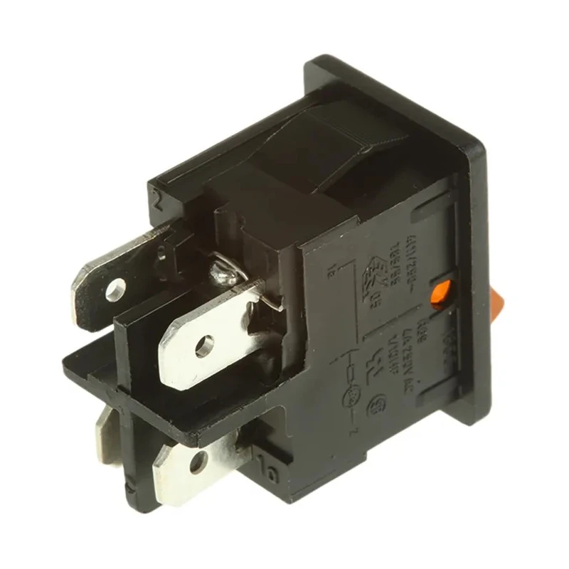 Marquardt Illuminated DPST On-Off On-Off Rocker Switch Panel 250V AC 4A IP40 1855.1104