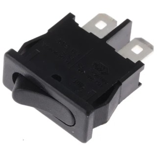 Marquardt SPST On-Off Rocker Switch Panel 6A 250V AC Polyamide Housing Model 1901.1102