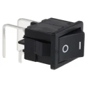 Marquardt DPST On-Off On-Off Rocker Switch PCB Mount 12A 250V AC Polyamide Housing 1858.4205