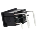 Marquardt DPST On-Off On-Off Rocker Switch PCB Mount 12A 250V AC Polyamide Housing 1858.4205