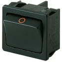 Marquardt DPST On-Off (On)-Off Rocker Switch Panel 4A 250V AC Polyamide Housing 1802.1221
