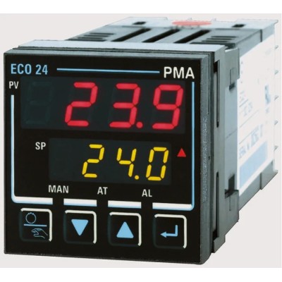 P.M.A ECO24 Panel PID Temperature Controller 1 Input 3 Output 264V ac PD PI PID P ECO24