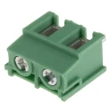 Phoenix Contact PT 2.5/2-7.5-H Series Horizontal PCB Terminal Block, 2 Contacts, 7.5 mm Pitch, 800V, 20A, Polyamide 1988105