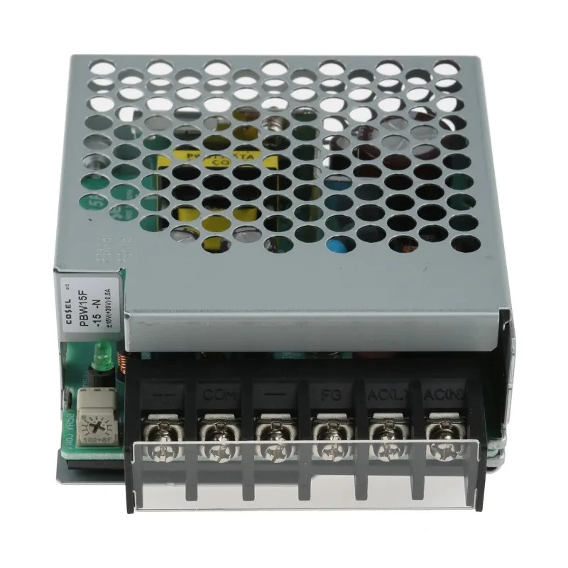 Cosel PBW15F-15-N Switching Power Supply 2 Output 15V DC 15W 370V DC Chassis Mount PBW15F-15-N