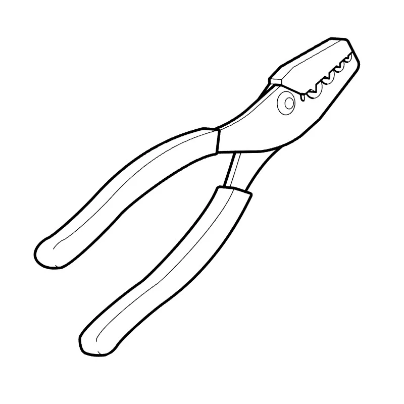 Schneider Electric Linergy DZ5 Crimp Tool AT1PA2 for Wire Ferrules, 225mm Length, RoHS, NF C 93-011 Standard, France AT1PA2