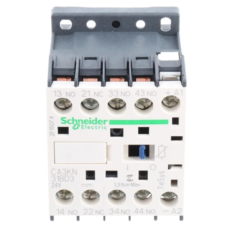 Schneider Electric Contactor 10 A 24V DC Control Circuit, 3 NO/1 NC, 690V DC CA3KN31BD3