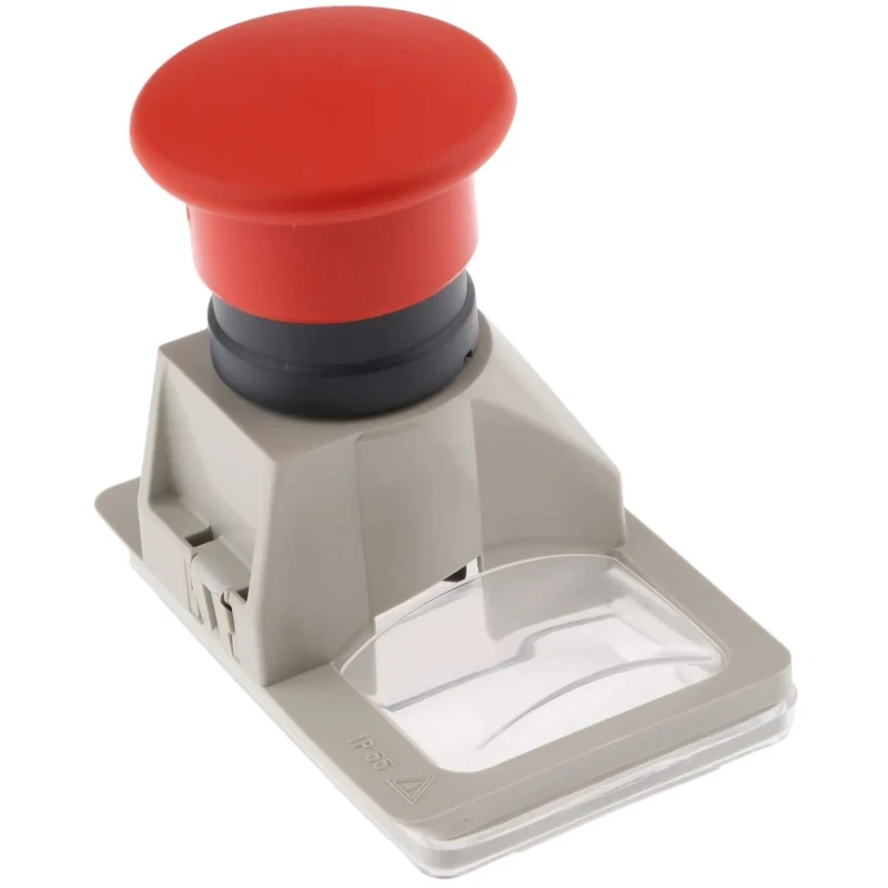 Schneider Electric TeSyS GV Series Spring Return Emergency Stop Push Button IP55 Red 40mm GV2K011