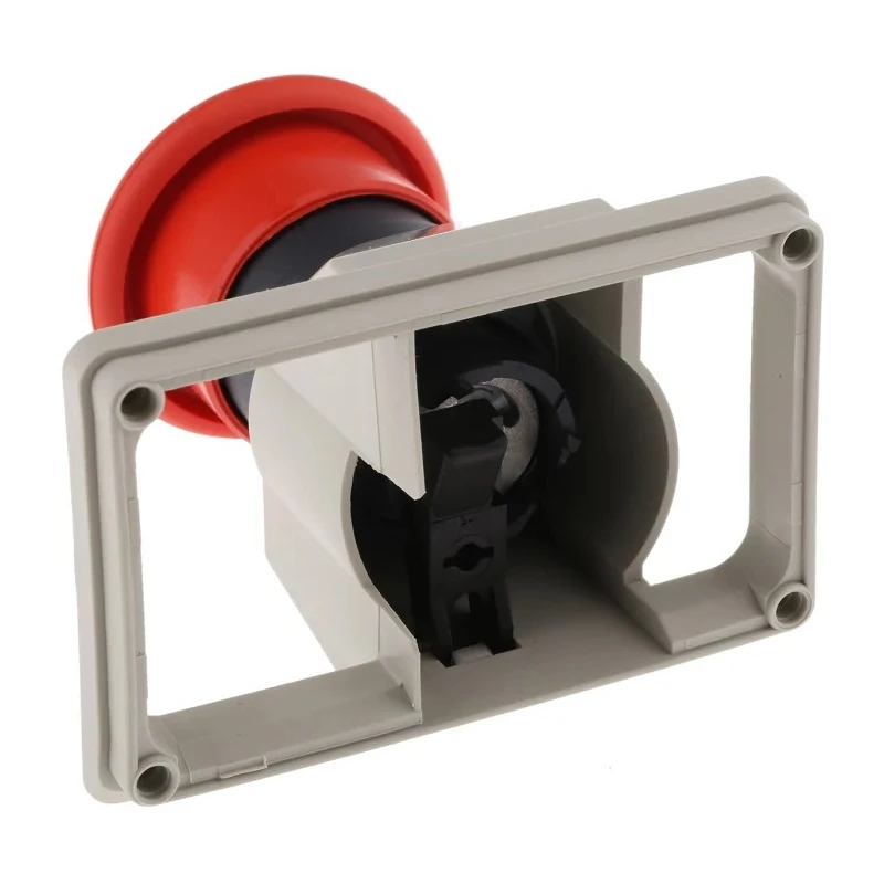 Schneider Electric TeSyS GV Series Spring Return Emergency Stop Push Button IP55 Red 40mm GV2K011