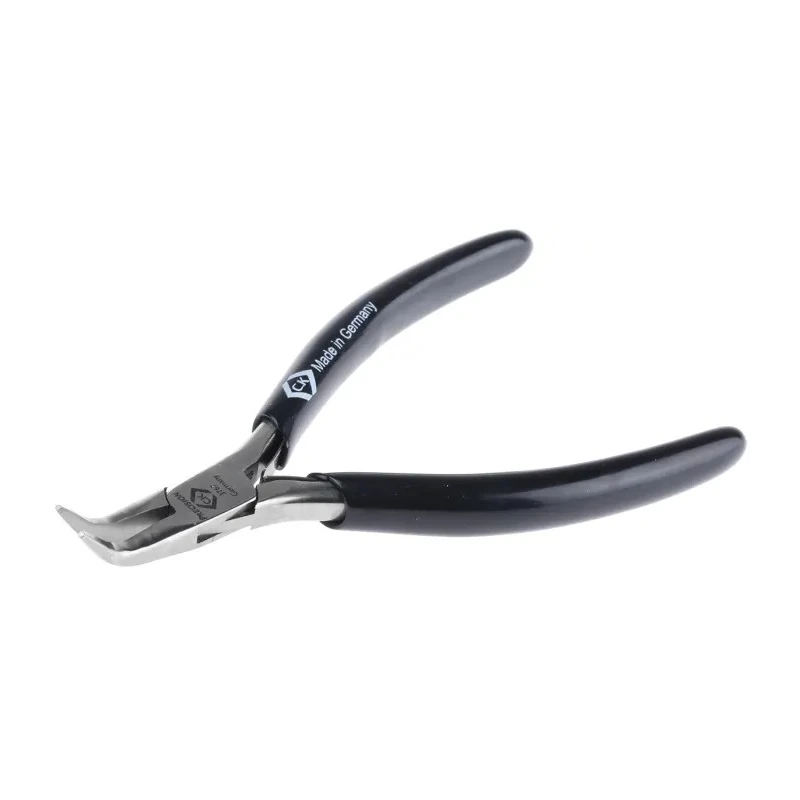 CK Round Nose Plier, 130mm Overall Length, ESD Safe, Polyvinyl Chloride Dual Component Handle, Mirror Polished Finish T3767