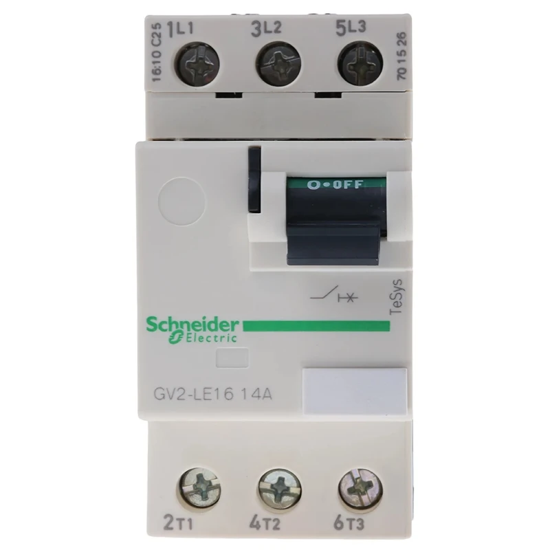 Schneider Electric 14A TeSyS GV Motor Protection Circuit Breaker, 690V, Thermal Magnetic, 3 Poles, IP20, -20°C to GV2LE16