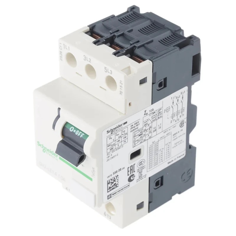 Schneider Electric 10A TeSyS GV Motor Protection Circuit Breaker 690V Thermal Magnetic GV2LE14