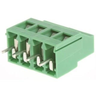 Phoenix Contact MKDS 3/4-5.08 Series Straight PCB Terminal Block 4 Contacts 5.08 mm Pitch 400V 24A 1712805