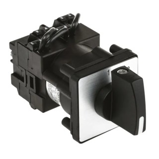 Schneider Electric Harmony 4 Position 45 ° Cam Switch with Black Handle Actuator 12 A K1D004NLH