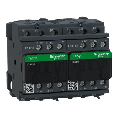 Schneider Electric LC2D Contactor 110V AC Coil, 3-Pole, 18 A, 7.5 kW, 3 NO, 690V AC LC2D18FE7