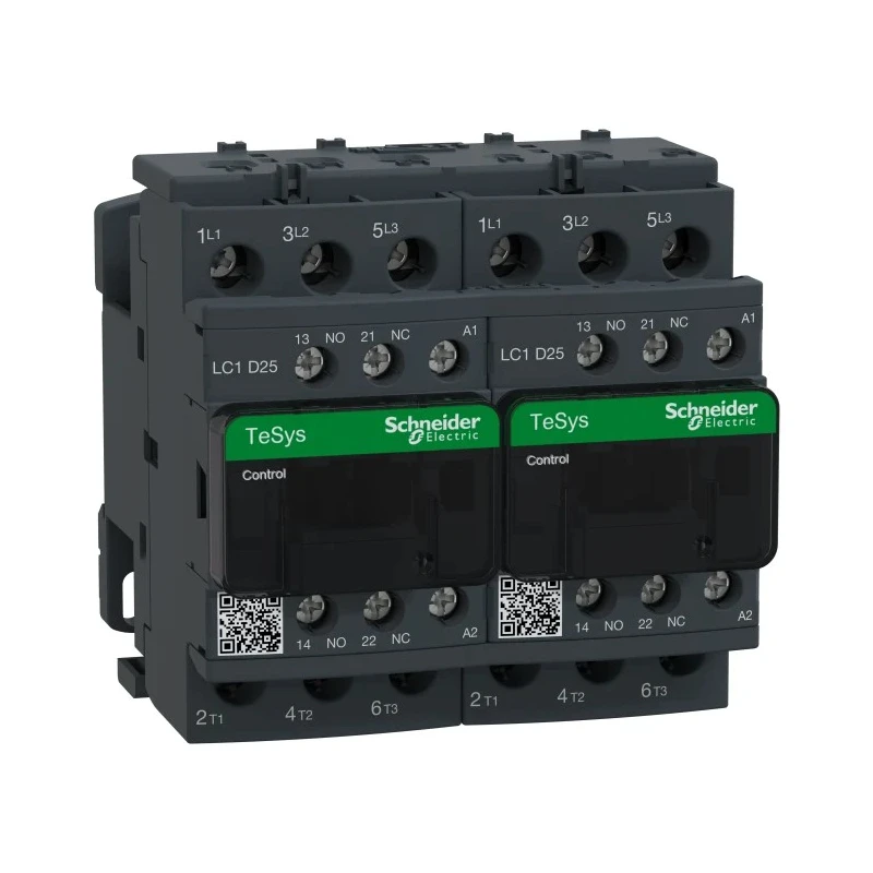 Schneider Electric LC2D Contactor, 24V AC Coil, 3-Pole, 25A, 11 kW, 3 NO, 440V AC LC2D25B7