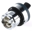 Schneider Electric Harmony Series Selector Switch Head with 22 mm Cutout Diameter, IP69 Protection ZB4BD28