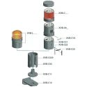 Schneider Electric Harmony XVB Series Red Flashing Effect Beacon Unit with LED Bulb 230V AC, IP65 XVBC5M4