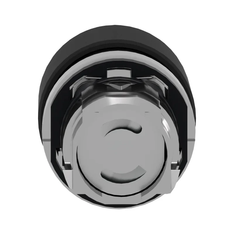Schneider Electric Harmony XB4 Series Black Round Spring Return Push Button Head, 22 mm Cutout, IP69K, IP66 ZB4BC24