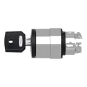 Schneider Electric Harmony 2-position Key Switch Head, Latching, 22 mm Cutout ZB4BG212