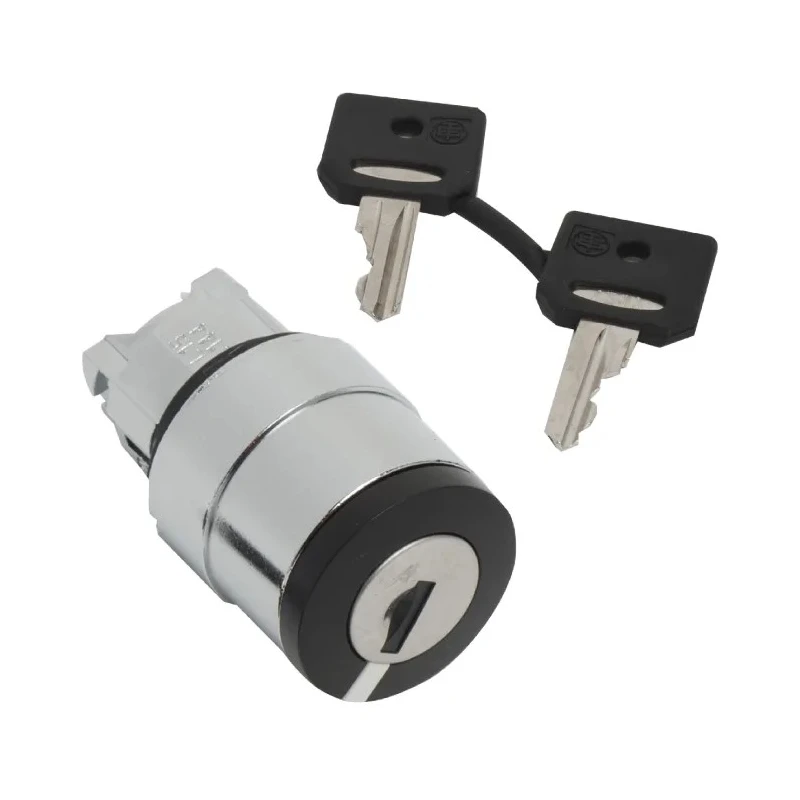 Schneider Electric Harmony 2-position Key Switch Head, Latching, 22 mm Cutout ZB4BG212