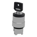 Schneider Electric Harmony 2-position Key Switch Head, Latching, 22 mm Cutout ZB4BG212