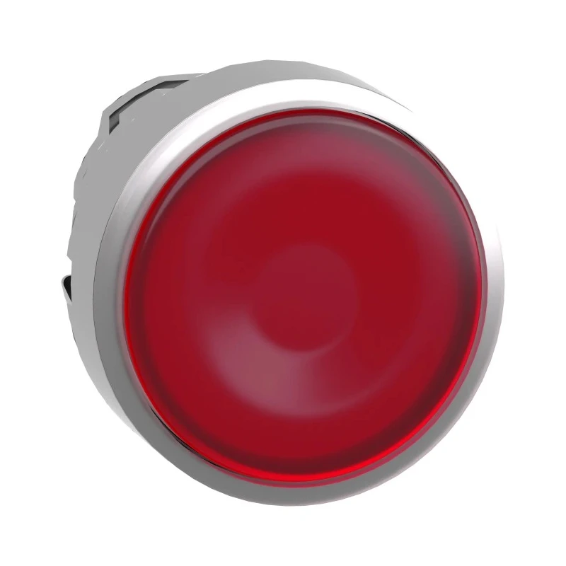 Schneider Electric Harmony XB4 Series Red Maintained Push Button Head 22 mm Cutout Metal, IP69K IP67 IP66 ZB4BH043