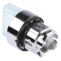 Schneider Electric Harmony Series 3 Position Illuminated Selector Switch Head, 22 mm Cutout, White Handle, IP66 ZB4BK1513