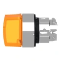 Schneider Electric Harmony Series 3 Position Illuminated Selector Switch Head 22 mm Cutout Orange Handle IP66 IP69 ZB4BK1553
