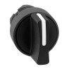 Schneider Electric Harmony Series 3 Position Selector Switch Head, 22 mm Cutout, Black Handle, IP65 ZB5AD8