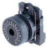 Schneider Electric 22 mm Knob Diameter Black Potentiometer Knob Cap for 6 mm Shaft ZB5AD912